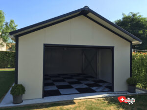 revetement sol abris de jardin