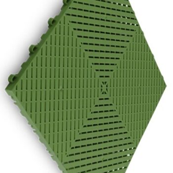 dalle de sol verte