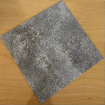 Dalle sol PVC adhésive gris carrelage