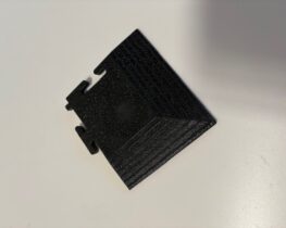 angle dalle pvc noir