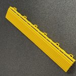 Bordure clipsable jaune femelle pour dalle de sol