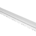 Bordure clipsable blanc male pour dalle de sol