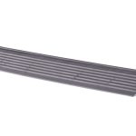 Bordure clipsable gris foncé male pour dalle de sol