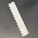 Bordure PVC clipsable gris argent