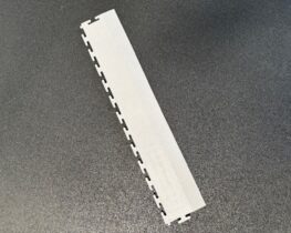 bordure pvc dalle gris argent