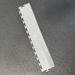 Bordure PVC clipsable gris foncé