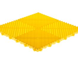 dalle de sol clipsable jaune