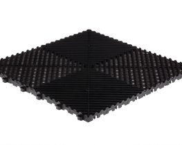 dalle de sol clipsable noire