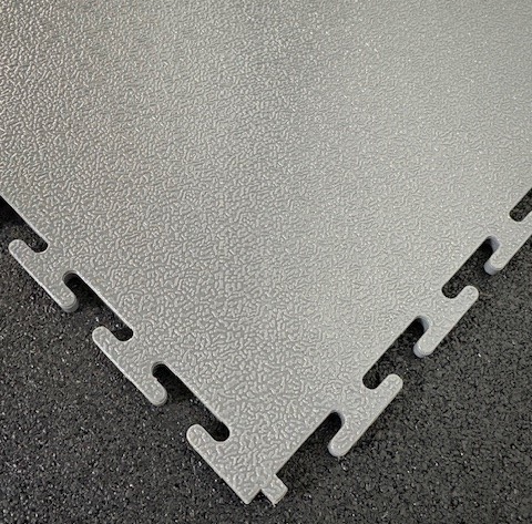 dalle garage pvc gris fonce