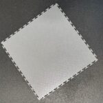 Dalle de sol PVC garage clipsable gris foncé