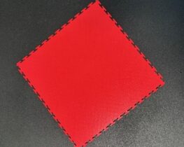 dalle pvc clipsable rouge