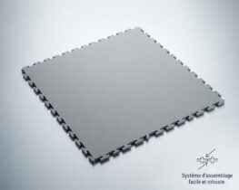 dalle sol garage clipsable gris