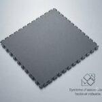 Dalle PVC clipsable garage gris foncé | Ultra résistante