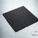 Dalle PVC clipsable garage noire