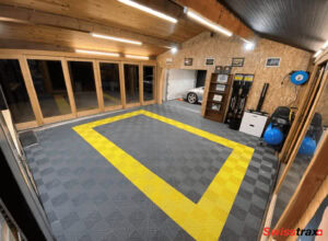 sol garage clipsable jaune
