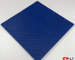 Dalle sol clipsable bleu