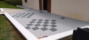 dalle clipsable polypropylene plate terrasse