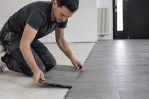 pose dalle pvc garage clipsable