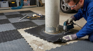 decoupe dalle de sol pour garage